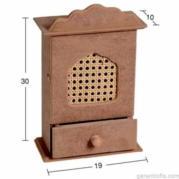 Hobi-Art Boyanabilir Ahşap Anahtarlık Obje A 027