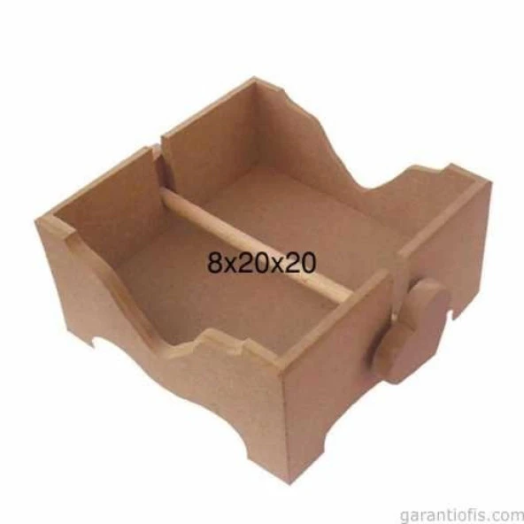 Hobi-Art F 784 Ahşap Kare Peçetelik ürün görseli