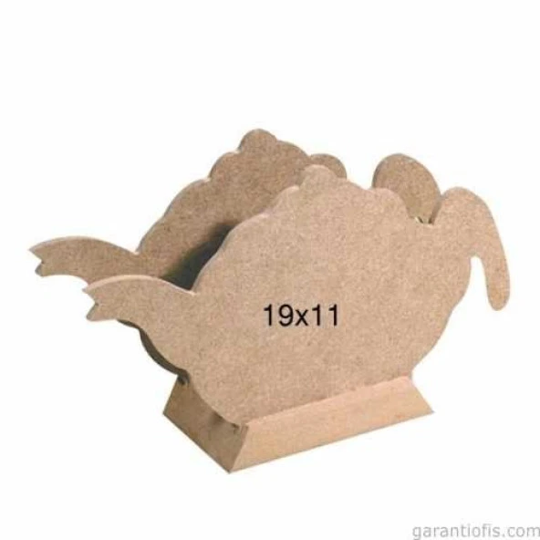 Hobi-Art F 790 Ahşap Çaydanlık Şekilli Peçetelik ürün görseli