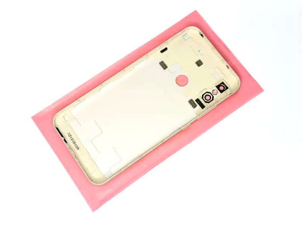 Tkgz Xiaomi Mi A2 Lite Kasa Arka Pil Batarya Kapağı (Yan Tuşlar) GOLD - Resim 2
