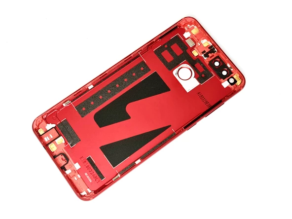 Tkgz Huawei Uyumlu Honor 7X Kasa Arka Pil Batarya Kapağı KIRMIZI - Resim 2
