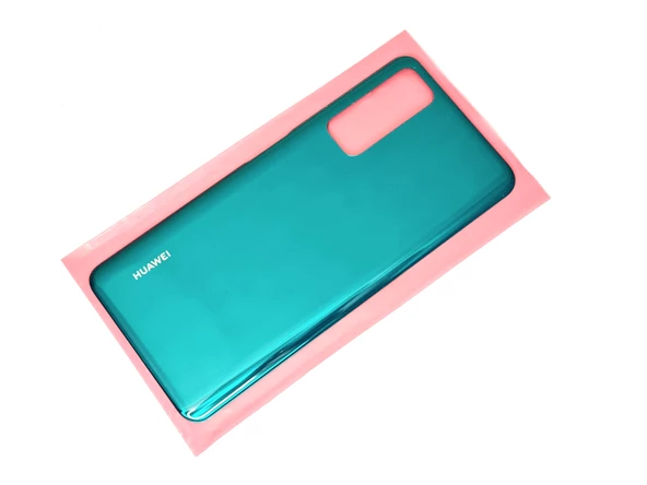 Tkgz Huawei Uyumlu P Smart 2021 Arka Pil Batarya Kapağı YEŞİL