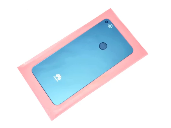 Tkgz Huawei Uyumlu P9 lite 2017 Arka Pil Batarya Kapağı (CAM) MAVİ - Resim 2