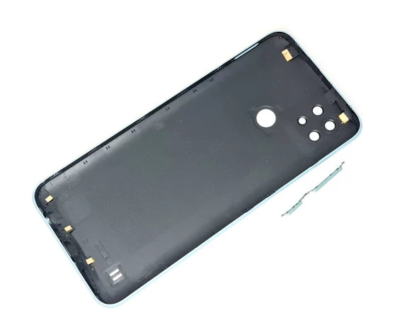 Tkgz Oppo Realme C21 kasa Arka Pil Batarya Kapağı MAVİ - Resim 2