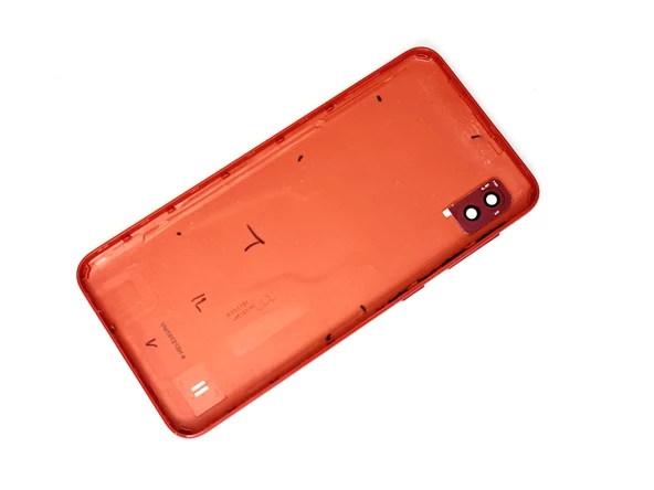 Tkgz Samsung Galaxy A10 A105 Kasa Arka Pil Batarya Kapağı KIRMIZI - Resim 2