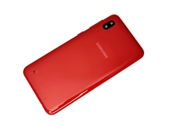 Tkgz Samsung Galaxy A10 A105 Kasa Arka Pil Batarya Kapağı KIRMIZI ürün görseli 1