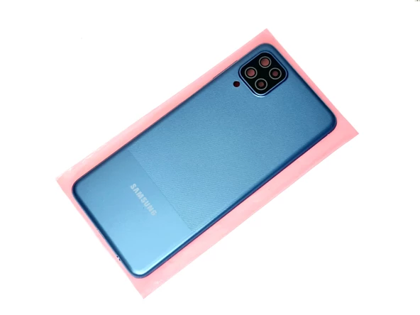 Tkgz Samsung Galaxy A12 Kasa Arka Pil Batarya Kapağı MAVİ ürün görseli 1
