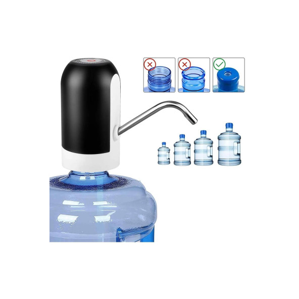 Vayomy Şarjlı Otomatik Damacana Su Pompası + USB Kablo (BPA içermez ,CE belgelidir) - 5