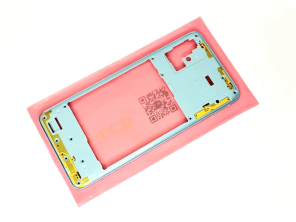 Tkgz Samsung Galaxy A51 (SM-A515) KASA Arka Pil Batarya Kapağı MAVİ - Resim 2