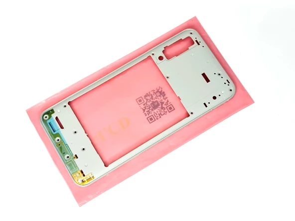 Tkgz Samsung Galaxy A50S A507 kasa Arka Pil Batarya Kapağı BEYAZ - Resim 3