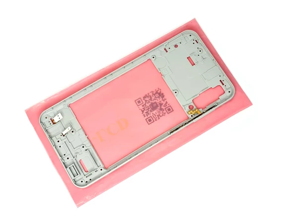 Tkgz Samsung Galaxy A50S A507 kasa Arka Pil Batarya Kapağı BEYAZ - Resim 2