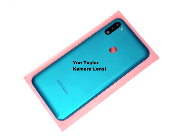 Tkgz Samsung Galaxy M11 KASA Arka Pil Batarya Kapağı Mavi ürün görseli 1