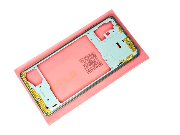 Tkgz Samsung Galaxy (SM-A715) A71 KASA Arka Pil Batarya Kapağı Mavi - Resim 3