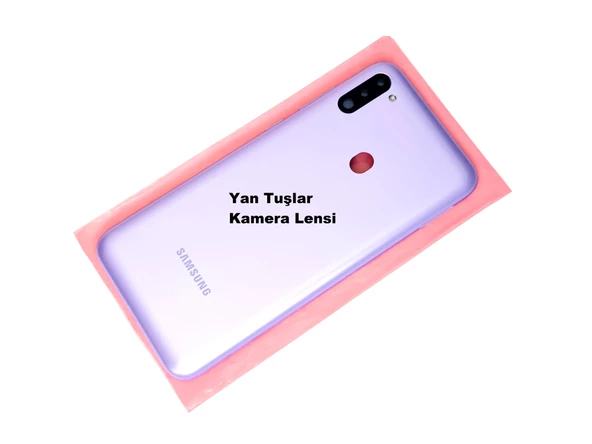 Tkgz Samsung Galaxy M11 KASA Arka Pil Batarya Kapağı Mor ürün görseli