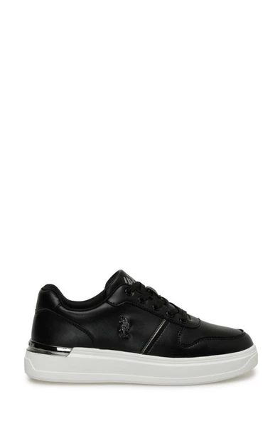 U.S. Polo Assn. ALKA 4FX 101532312 Kadın Sneaker Ayakkabı Siyah 36-40