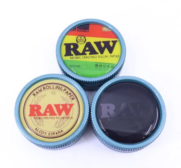 RAW Metal Tüt*n Öğütücü/Parçalayıcı/Grinder - Turkuaz 40mm 1 Adet