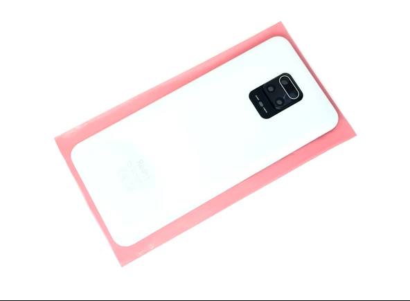 Tkgz Xiaomi Redmi NOTE 9S Arka Kapak Batarya Kapağı (Cam Kamera Camı) Beyaz