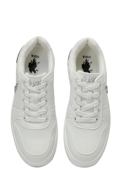 U.S. Polo Assn. ALKA 4 FX 101532314 Kadın Sneaker Ayakkabı Beyaz 36-40 - Resim 4