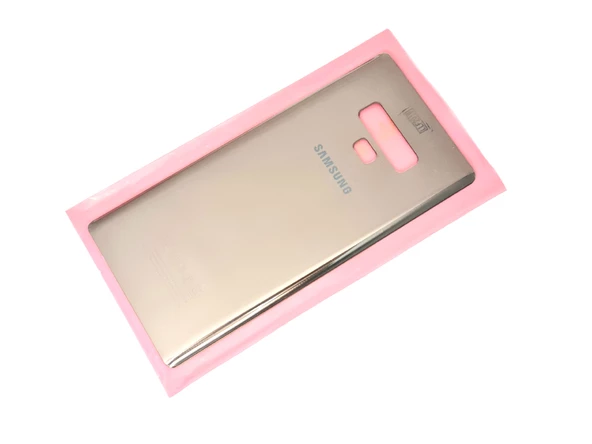 Tkgz Samsung Galaxy NOTE 9 Arka Pil Batarya Kapağı (CAM) GOLD