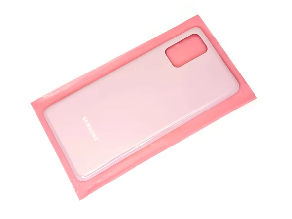 Tkgz Samsung Galaxy S20 PLUS Arka Pil Batarya Kapağı (CAM) PEMBE