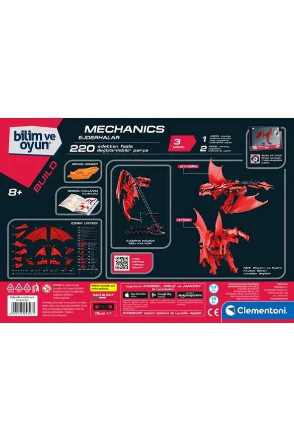 CLEMANTONİ 75065TR Mekanik Laboratuvarı - Uçan Ejderha +8 yaş - 3