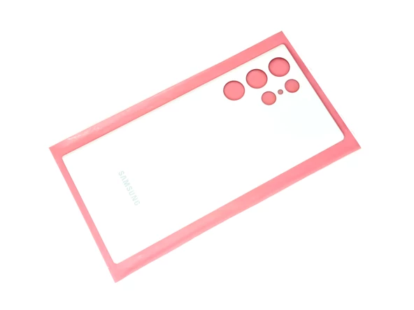 Tkgz Samsung Galaxy S22 ULTA Arka Pil Batarya Kapağı (CAM) BEYAZ ürün görseli 1