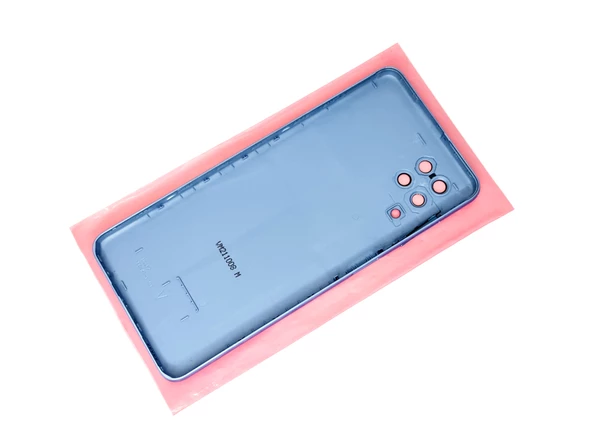Samsung Galaxy M22 KASA Full Arka Pil Batarya Kapağı Mavi - 2