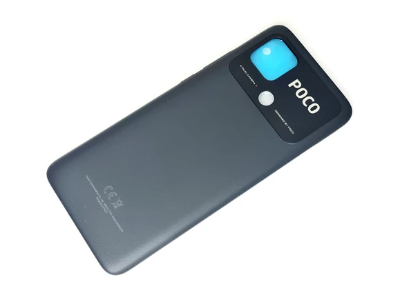 Tkgz Xiaomi Poco C40 kasa Arka Pil Batarya Kapağı SİYAH