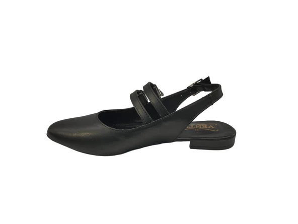 Merry Pace 637289Z Sivri Burun Arkası Açık Bantlı Günlük Kadın Babet Ayakkabı - 10