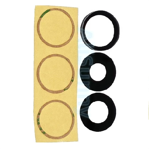 Tkgz İPhone 13 PRO 3LÜ Arka Kamera Camı Lens Yapışkanlı - Resim 2