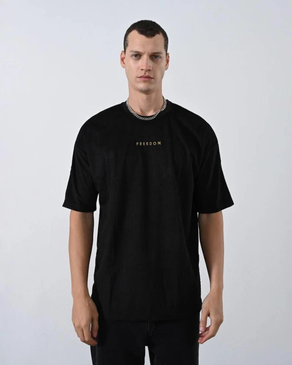 Freedom Kadife Oversize T-Shirt