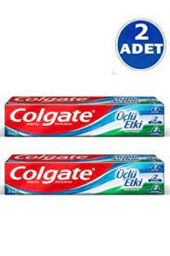 Colgate Üçlü Etki Diş Macunu 75 ml (2 Adet )