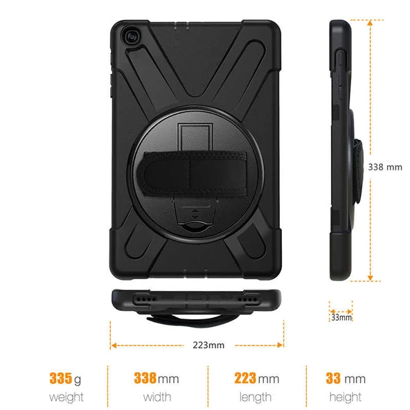 Apple iPad Pro 10.5 (7.Nesil) Kılıf Zore Defender Tablet Silikon - 6