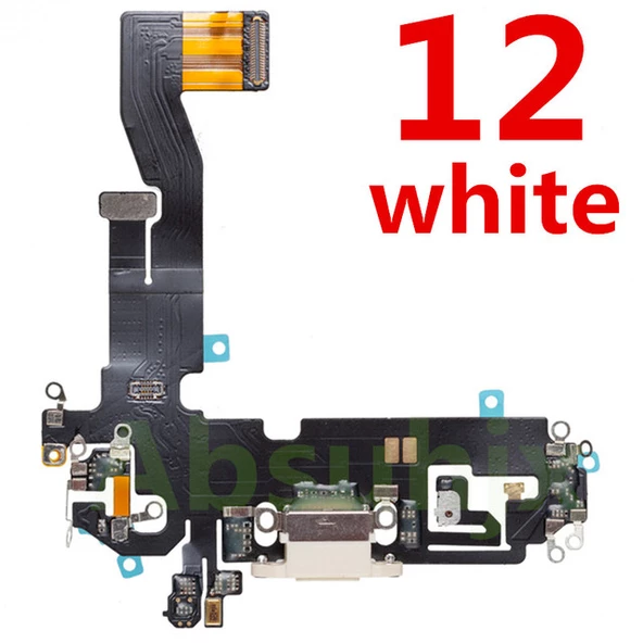 Tkgz İPhone 12 FULL Şarj Soketi (BEYAZ) ürün görseli 1