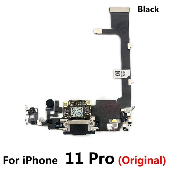 Tkgz İPhone 11 PRO FULL Şarj Soketi (SİYAH) ürün görseli 1