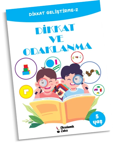 5 Yaş Dikkat Geliştirme Seti (5 KİTAP VE ÇÖZÜM PİYON SETİ) - 3