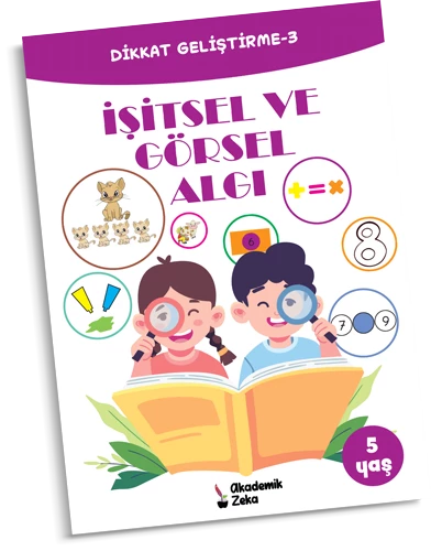 5 Yaş Dikkat Geliştirme Seti (5 KİTAP VE ÇÖZÜM PİYON SETİ) - 4