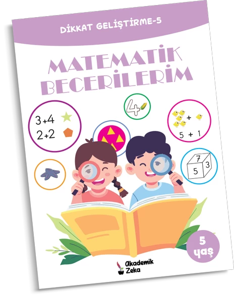 5 Yaş Dikkat Geliştirme Seti (5 KİTAP VE ÇÖZÜM PİYON SETİ) - 6