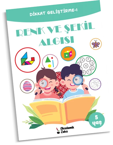 5 Yaş Dikkat Geliştirme Seti (5 KİTAP VE ÇÖZÜM PİYON SETİ) - 2