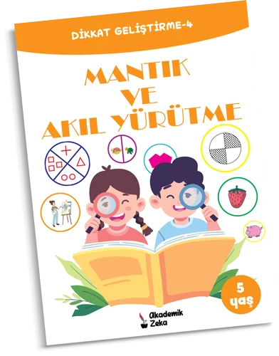 5 Yaş Dikkat Geliştirme Seti (5 KİTAP VE ÇÖZÜM PİYON SETİ) - 5