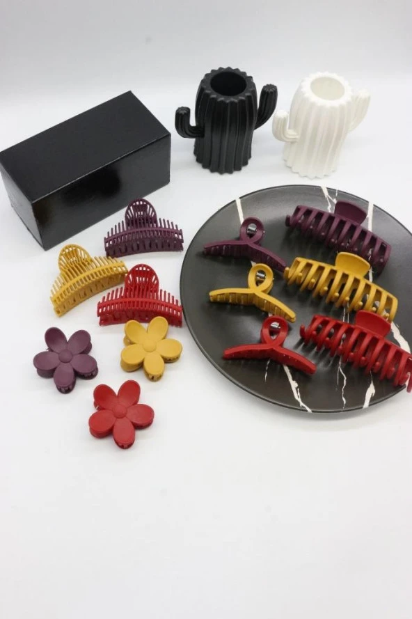 Toka Seti Mandal Toka Seti 12 Parça Kırmızı Sarı Mor