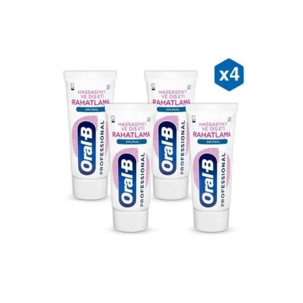 Oral-B Professional Hassas Diş ve Diş Eti Onarımı Diş Macunu 50 ml X 4 Adet