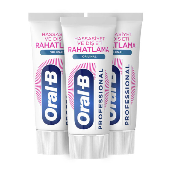 Oral-B Professional Hassas Diş ve Diş Eti Onarımı Diş Macunu 50 ml X 3 Adet