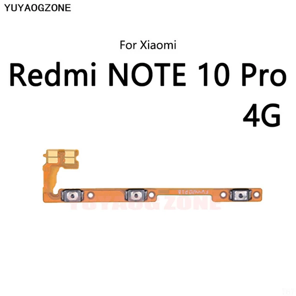 Tkgz Xiaomi Redmi NOTE 10 PRO On Off Yan Ses Filmi ürün görseli 1
