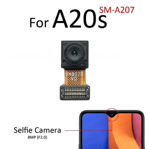 Tkgz Samsung Galaxy A20S  Ön Kamera (Orjinal)