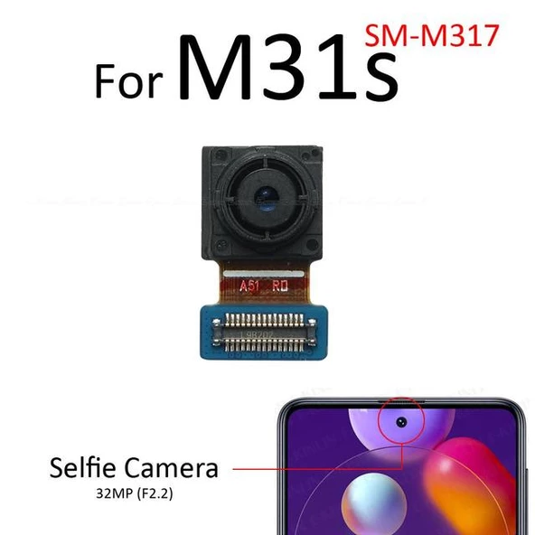 Tkgz Samsung Galaxy M31S Ön Kamera (Orjinal)