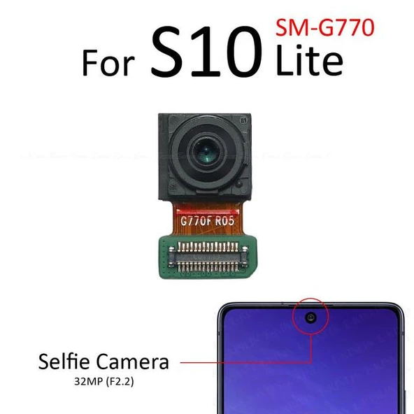 Tkgz Samsung Galaxy S10 LİTE Ön Kamera (Orjinal)