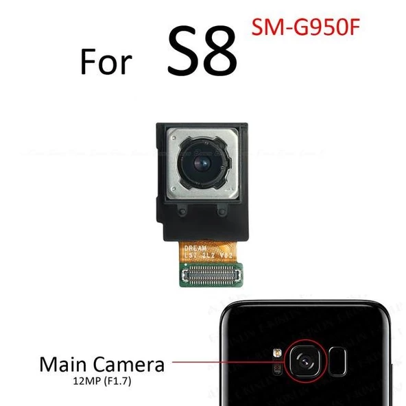 Tkgz Samsung Galaxy S8 Arka Kamera ürün görseli 1