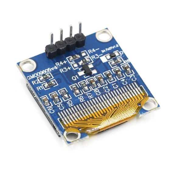 128x64 0.96 İnch I2C Oled Grafik Lcd Ekran 4 Pin(Mavi) - Resim 4