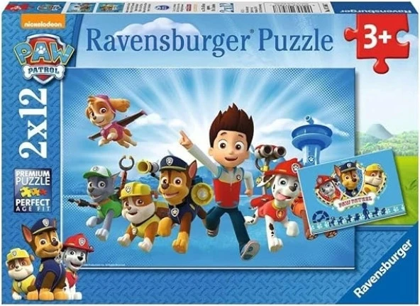 Ravensburger Paw Patrol 1 2X12P Puzzle 75867
